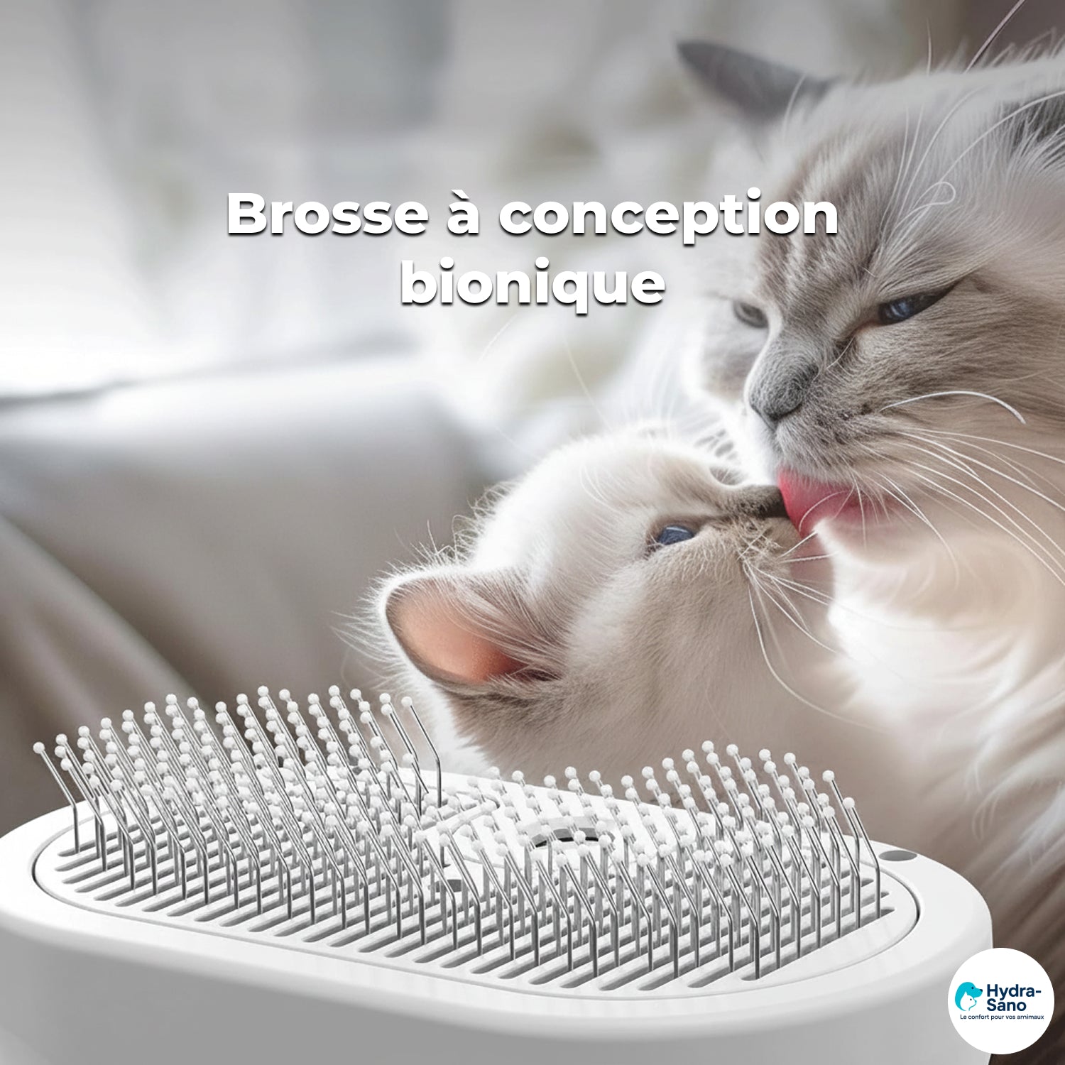 BROSSE A POIL VAPEUR POUR CHIEN ET CHAT