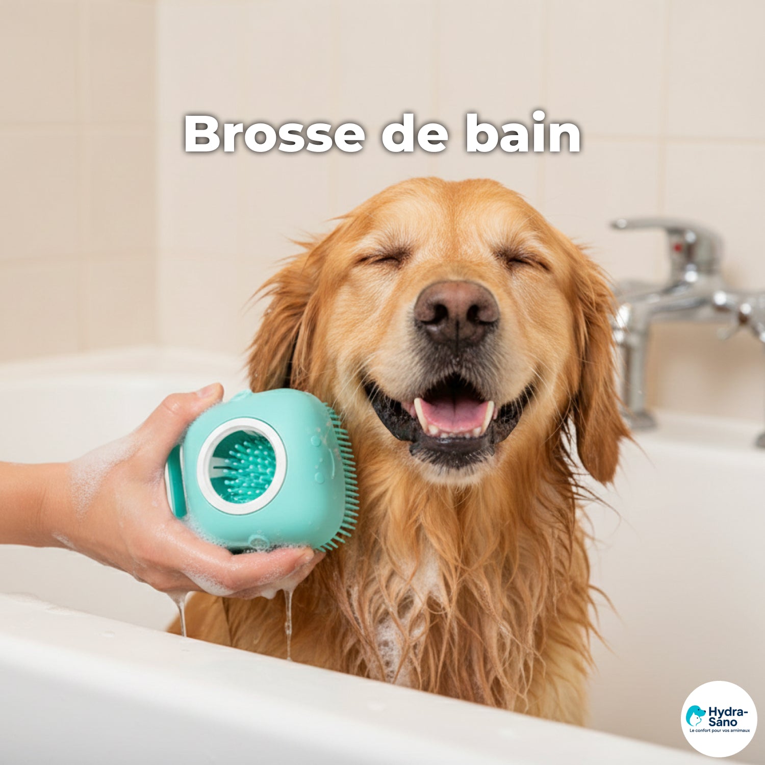 BROSSE DE BAIN EN SILICONE SOUPLE