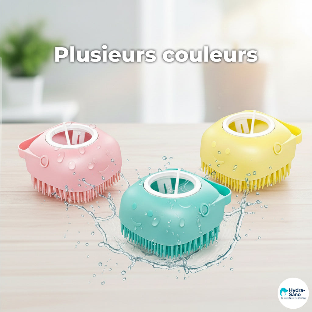 BROSSE DE BAIN EN SILICONE SOUPLE