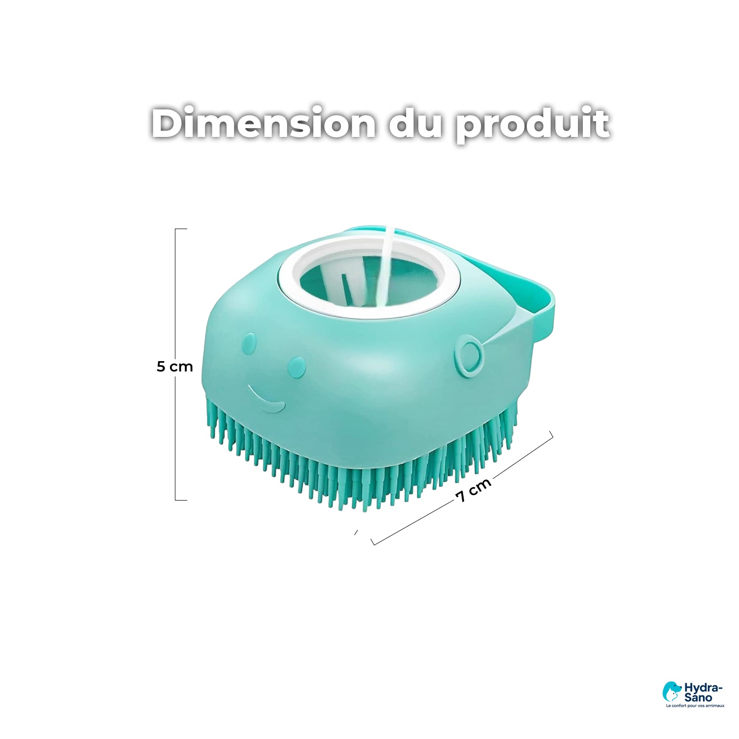 BROSSE DE BAIN EN SILICONE SOUPLE